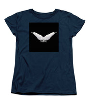 Rise White Wings - Women's T-Shirt (Standard Fit) Women's T-Shirt (Standard Fit) Pixels Navy Small 