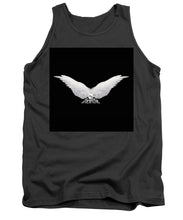 Rise White Wings - Tank Top Tank Top Pixels Charcoal Small 