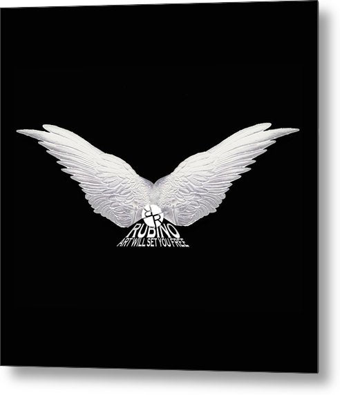Rise White Wings - Metal Print Metal Print Pixels 8.000