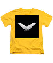 Rise White Wings - Kids T-Shirt Kids T-Shirt Pixels Yellow Small 