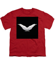 Rise White Wings - Youth T-Shirt Youth T-Shirt Pixels Red Small 