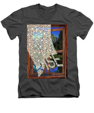 Rise Window - Men's V-Neck T-Shirt