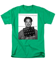 Robert Downey Jr Mug Shot 1999 Black And White - Men's T-Shirt  (Regular Fit)