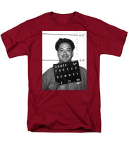 Robert Downey Jr Mug Shot 1999 Black And White - Men's T-Shirt  (Regular Fit)