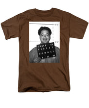 Robert Downey Jr Mug Shot 1999 Black And White - Men's T-Shirt  (Regular Fit)