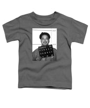 Robert Downey Jr Mug Shot 1999 Black And White - Toddler T-Shirt
