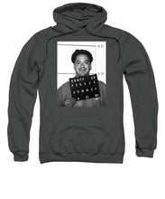 Robert Downey Jr Mug Shot 1999 Black And White - Sweatshirt