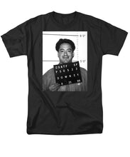 Robert Downey Jr Mug Shot 1999 Black And White - Men's T-Shirt  (Regular Fit)
