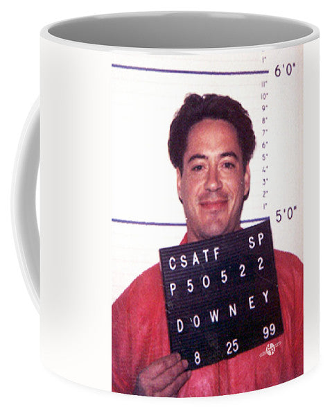 Robert Downey Jr Mug Shot 1999 Color - Mug