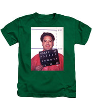 Robert Downey Jr Mug Shot 1999 Color - Kids T-Shirt