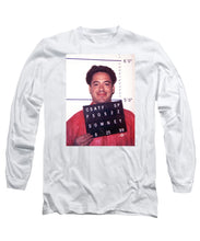 Robert Downey Jr Mug Shot 1999 Color - Long Sleeve T-Shirt