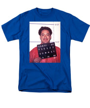 Robert Downey Jr Mug Shot 1999 Color - Men's T-Shirt  (Regular Fit)