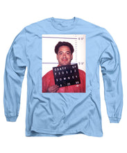 Robert Downey Jr Mug Shot 1999 Color - Long Sleeve T-Shirt