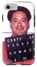Robert Downey Jr Mug Shot 1999 Color - Phone Case