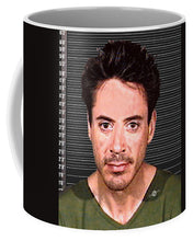 Robert Downey Jr Mug Shot 2001 Color - Mug