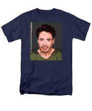 Robert Downey Jr Mug Shot 2001 Color - Men's T-Shirt  (Regular Fit)
