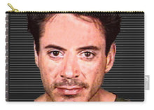 Robert Downey Jr Mug Shot 2001 Color - Carry-All Pouch