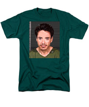 Robert Downey Jr Mug Shot 2001 Color - Men's T-Shirt  (Regular Fit)