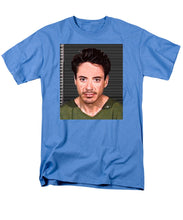 Robert Downey Jr Mug Shot 2001 Color - Men's T-Shirt  (Regular Fit)