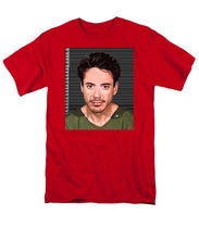 Robert Downey Jr Mug Shot 2001 Color - Men's T-Shirt  (Regular Fit)