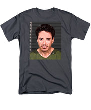 Robert Downey Jr Mug Shot 2001 Color - Men's T-Shirt  (Regular Fit)
