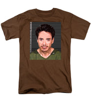 Robert Downey Jr Mug Shot 2001 Color - Men's T-Shirt  (Regular Fit)