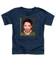 Robert Downey Jr Mug Shot 2001 Color - Toddler T-Shirt