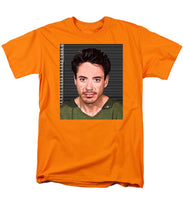 Robert Downey Jr Mug Shot 2001 Color - Men's T-Shirt  (Regular Fit)