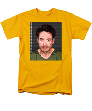 Robert Downey Jr Mug Shot 2001 Color - Men's T-Shirt  (Regular Fit)