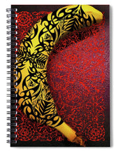 Rubino Banana Tattoo - Spiral Notebook Spiral Notebook Pixels 6" x 8"  