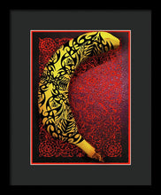 Rubino Banana Tattoo - Framed Print Framed Print Pixels 9.000" x 12.000" Black Black