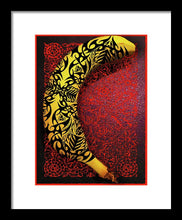 Rubino Banana Tattoo - Framed Print Framed Print Pixels 9.000" x 12.000" Black White