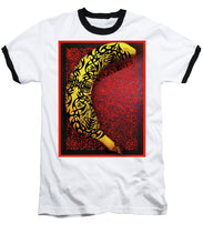 Rubino Banana Tattoo - Baseball T-Shirt Baseball T-Shirt Pixels White / Black Small 
