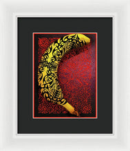 Rubino Banana Tattoo - Framed Print Framed Print Pixels 7.500" x 10.000" White Black