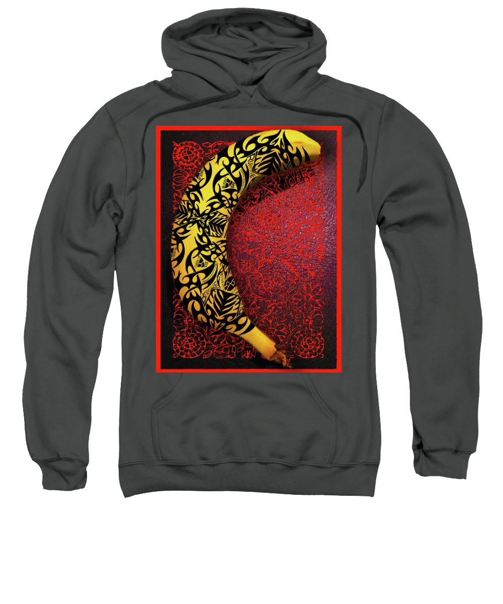 Rubino Banana Tattoo - Sweatshirt Sweatshirt Pixels Charcoal Small 