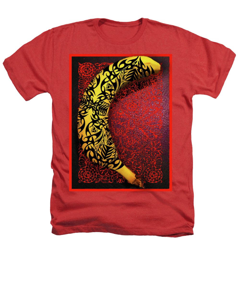 Rubino Banana Tattoo - Heathers T-Shirt Heathers T-Shirt Pixels Red Small 