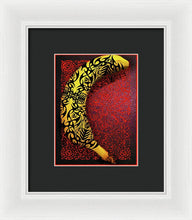 Rubino Banana Tattoo - Framed Print Framed Print Pixels 6.000" x 8.000" White Black
