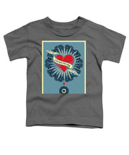Rubino Blood Heart - Toddler T-Shirt Toddler T-Shirt Pixels Charcoal Small 