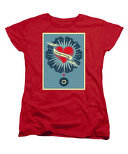 Rubino Blood Heart - Women's T-Shirt (Standard Fit) Women's T-Shirt (Standard Fit) Pixels Red Small 