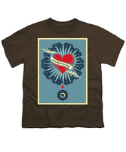 Rubino Blood Heart - Youth T-Shirt Youth T-Shirt Pixels Coffee Small 