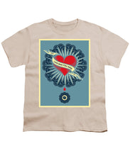 Rubino Blood Heart - Youth T-Shirt Youth T-Shirt Pixels Cream Small 