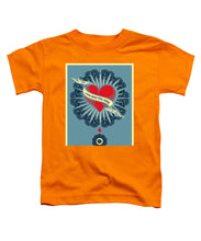 Rubino Blood Heart - Toddler T-Shirt Toddler T-Shirt Pixels Orange Small 