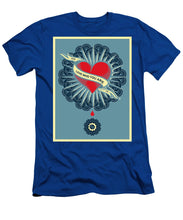 Rubino Blood Heart - Men's T-Shirt (Athletic Fit) Men's T-Shirt (Athletic Fit) Pixels Royal Small 