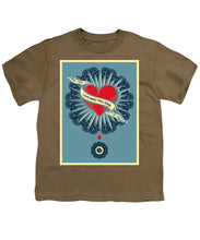 Rubino Blood Heart - Youth T-Shirt Youth T-Shirt Pixels Safari Green Small 