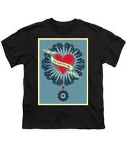Rubino Blood Heart - Youth T-Shirt Youth T-Shirt Pixels Black Small 