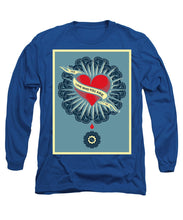 Rubino Blood Heart - Long Sleeve T-Shirt Long Sleeve T-Shirt Pixels Royal Small 
