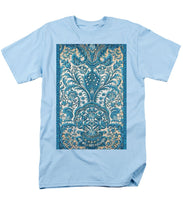 Rubino Blue Floral - Men's T-Shirt  (Regular Fit) Men's T-Shirt (Regular Fit) Pixels Light Blue Small 