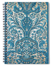 Rubino Blue Floral - Spiral Notebook Spiral Notebook Pixels 6" x 8"  