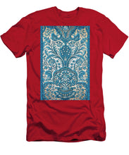 Rubino Blue Floral - Men's T-Shirt (Athletic Fit) Men's T-Shirt (Athletic Fit) Pixels Red Small 