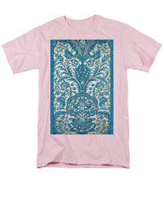 Rubino Blue Floral - Men's T-Shirt  (Regular Fit) Men's T-Shirt (Regular Fit) Pixels Pink Small 